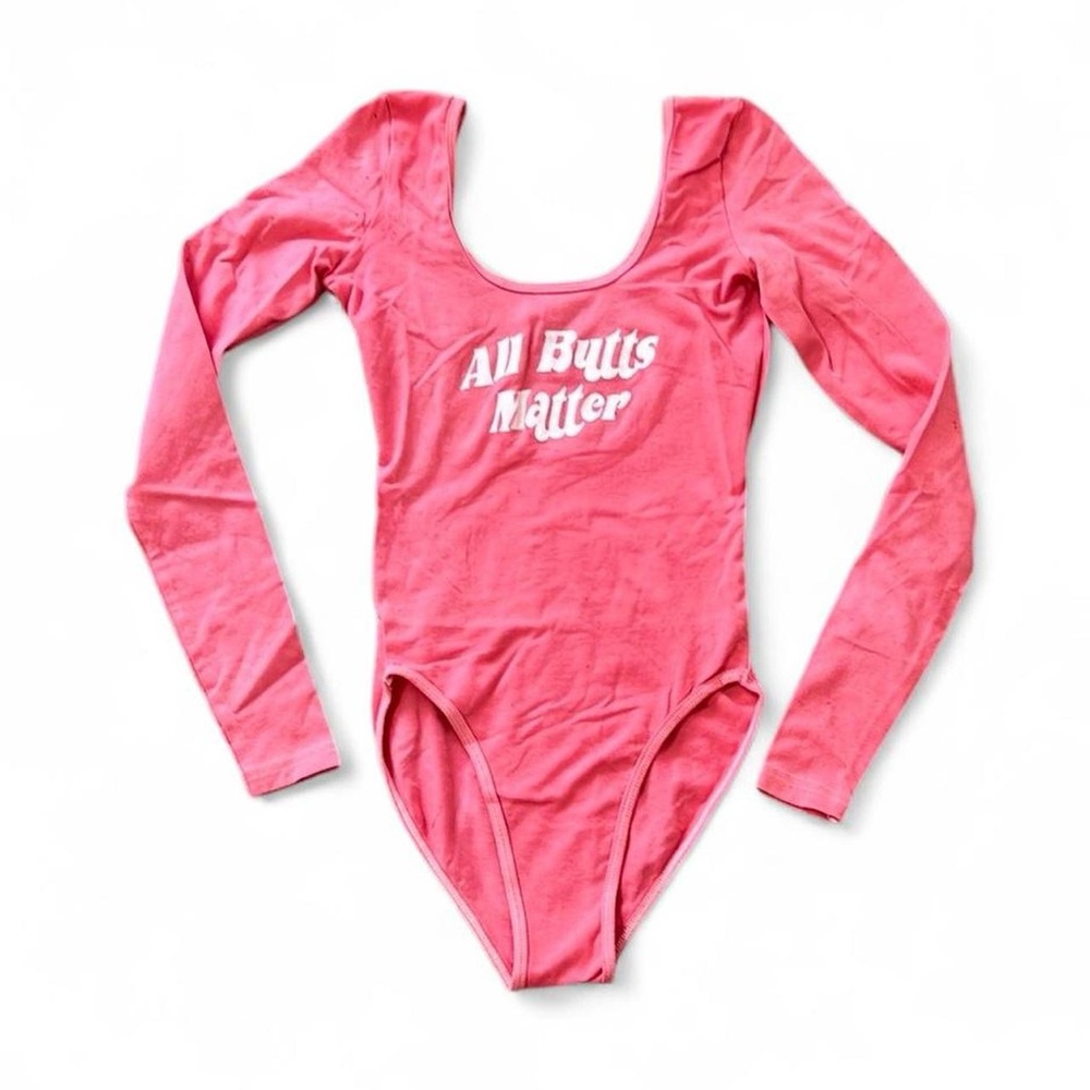 Pink All Butts Matter Bodysuit